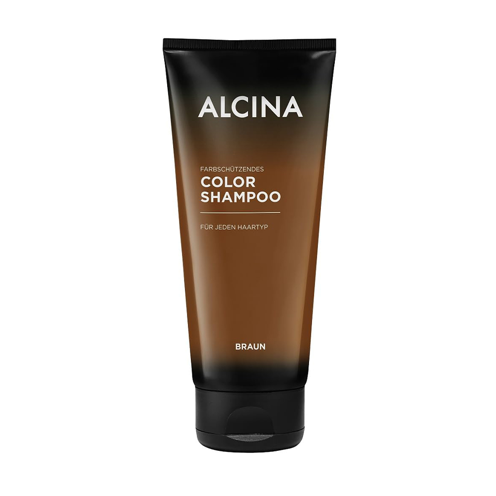 Відтінковий шампунь для волосся Alcina Hair Care Color Shampoo з доглядовим комплексом, Brown, 200 мл